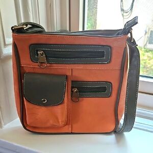 Vegan Leather Crossbody Handbag